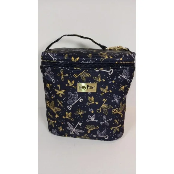 JuJuBe Harry Potter Blue/Gold Flying Keys Mommy Case/Bag for Baby Care Products