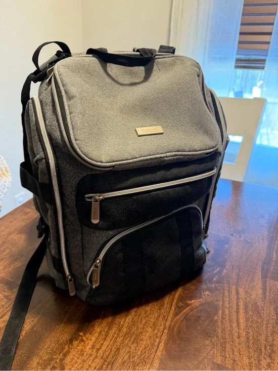 Brezza Gray & Black Diaper Bag