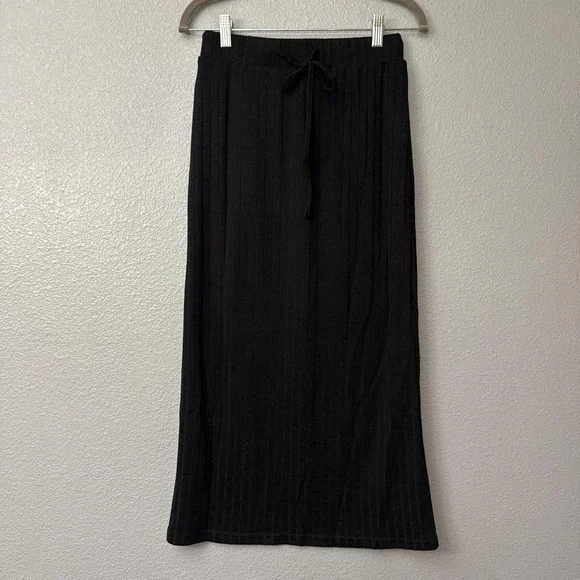 Flightbird Women's Knitted Pencil Maxi Skirt