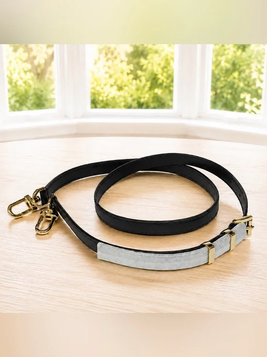 Michael Kors Black Leather Replacement Crossbody Strap L48” x 1/2