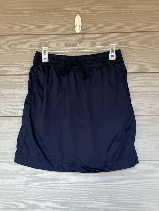 Lou and Grey Women’s Navy Elastic Waist Pull-On Skirt Size Small