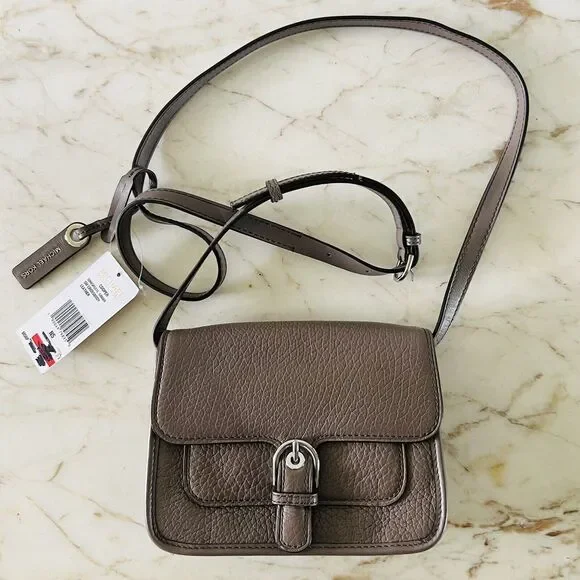 MICHAEL KORS Cooper Cinder Soft Leather Small Crossbody Bag