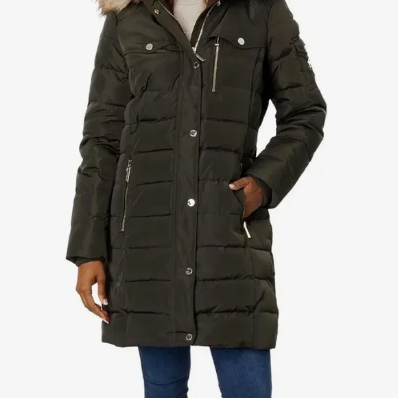 MICHAEL‎ Michael Kors Snap Front Down Puffer