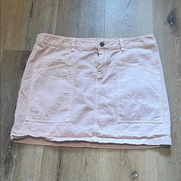 Luxury Brand Nili Lotan RN 110290 100% Cotton Pink Women's Skirt