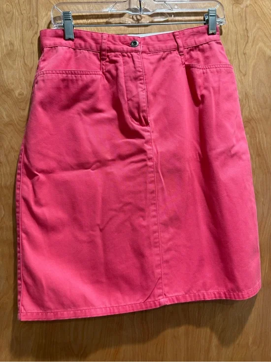 Christopher & Banks Coral Pink Mini Skirt