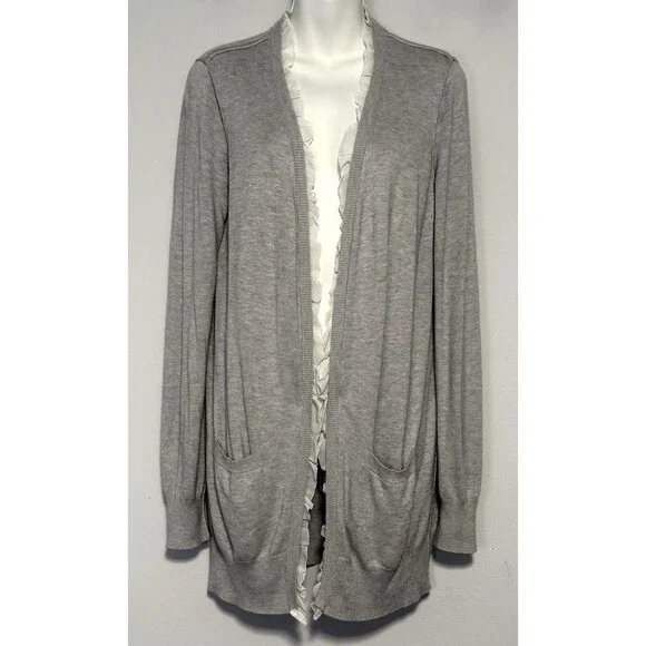 Victoria's Secret Luxury Cashmere Blend Cardigan Sz M/L Soft Cozy Minimalist