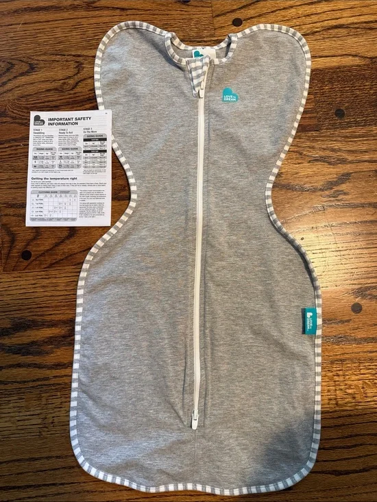 Love to Dream Grey Baby Swaddle