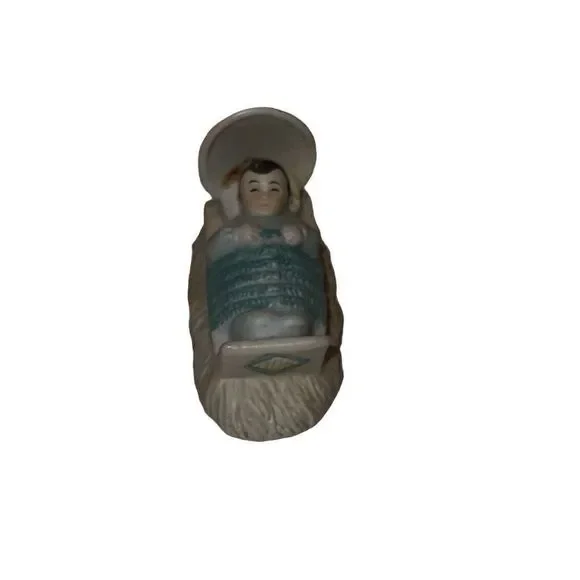 House of Lloyd Christmas Around the World Native American Baby Jesus Manger
