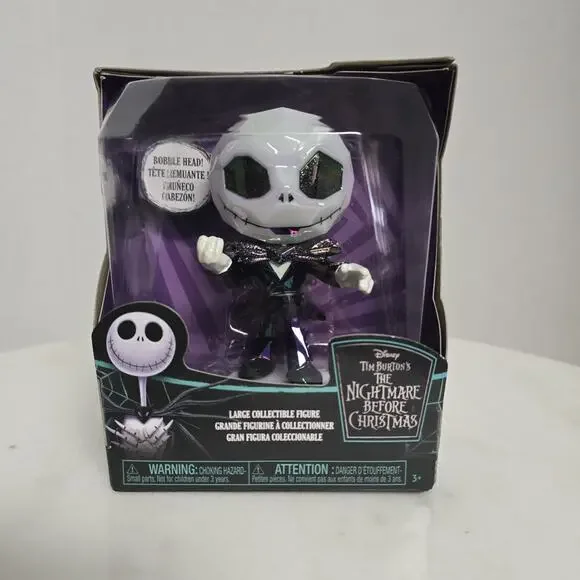 Disney Jack Skellington Bobblehead Figure Nightmare Before Christmas NEW 2025