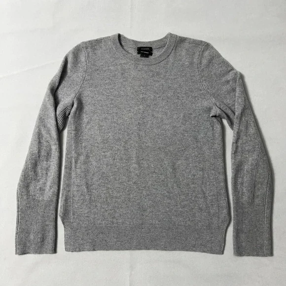 Halogen Cashmere Sweater Women Small Gray Pullover