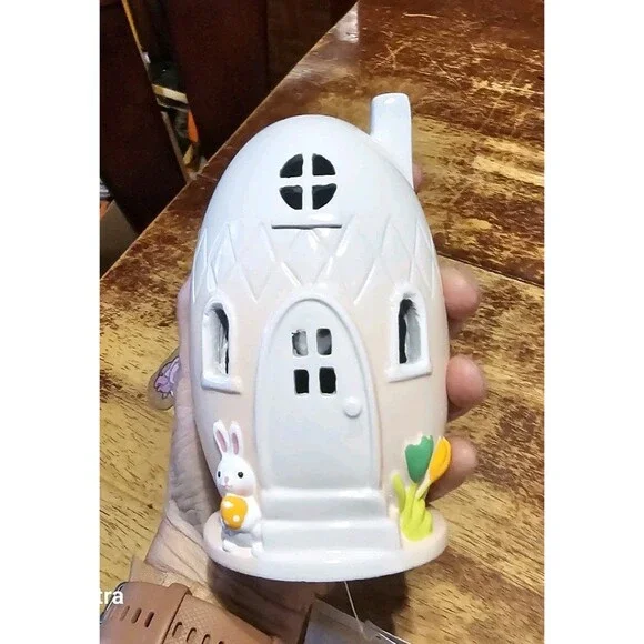 TARGET SPRITZ Easter Egg Shaped House Lamp Polyresin 5.13