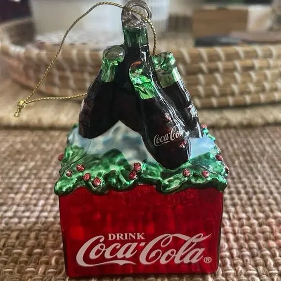 Coca Cola Christmas Ornament bottle