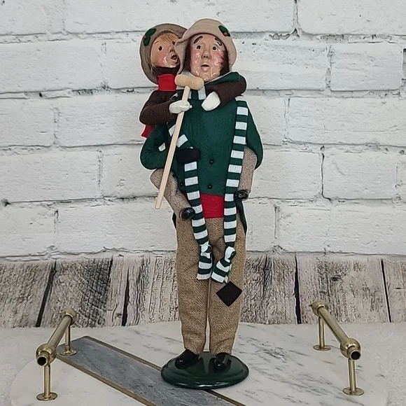 Byers' Choice Caroler 1991-94 Bob Cratchit & Tiny Tim From 