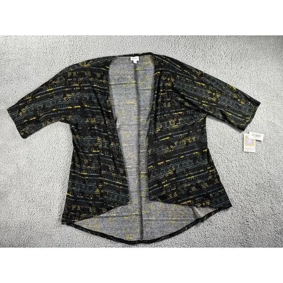 Lularoe Cardigan‎ Women Medium Open Front Lindsay Aztec