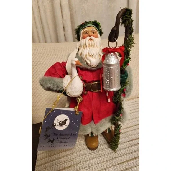 NWT Possible Dreams Clothtique Santa & Feathered Friend #15026,‎ No box