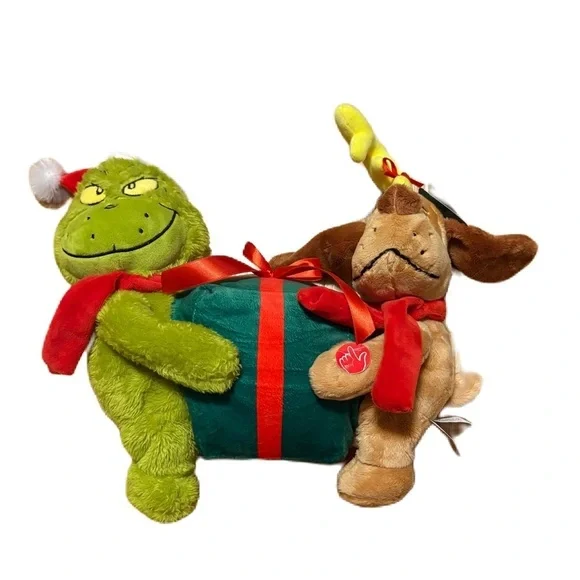 Grinch and Max Animated Plush NEW Walker Singing Moving Dancing