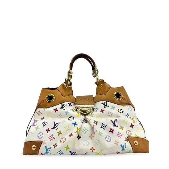 Louis Vuitton Monogram Multicolor Ursula Shoulder Bag White