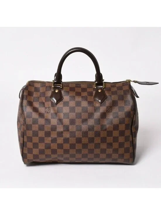 Louis Vuitton Speedy Damier Ebene Canvas 30 Handbag