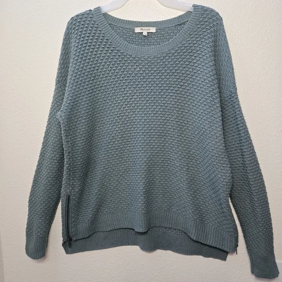 Madewell Womens Small Landmark Texture SweaterPullover