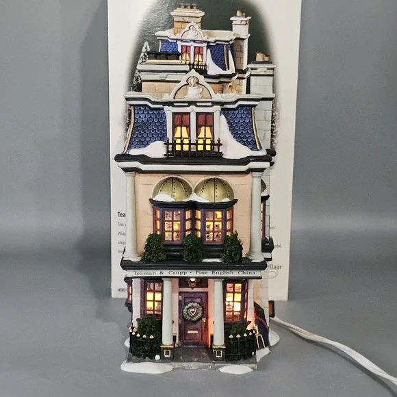 Department 56 Dickens Village Teaman & Crupp Fine English China Shop 58314