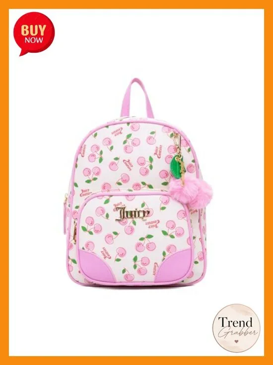 Polyurethane Fashion Backpack with Laptop Compatible Storage and Adjustable