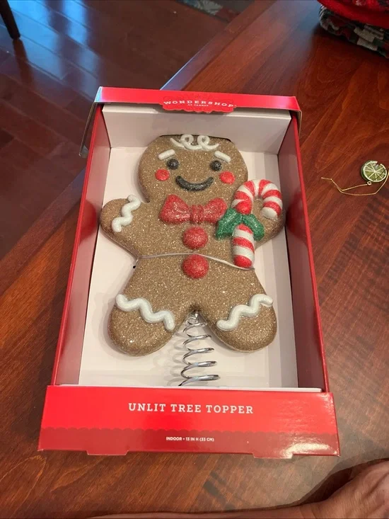 Wondershop Gingerbread Man Topper