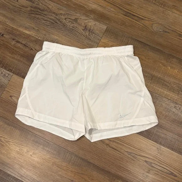 Nike white running shorts running athletic 28