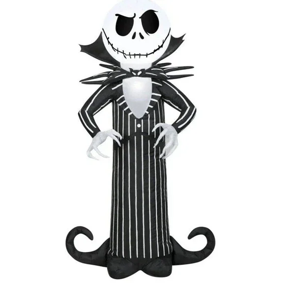 Nightmare Before Christmas Jack Skellington 3.5 ft Halloween Inflatable Gemmy
