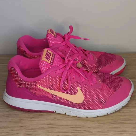 Nike Flex Experience Run 4 Women's Sneakers Magenta Orange 7