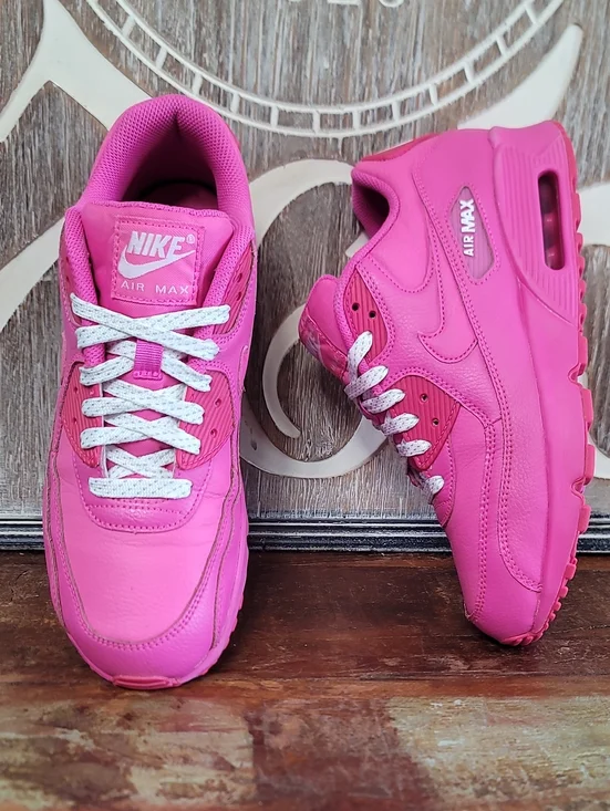 🔥 Nike Air Max 90 LTR 'Laser Fuchsia' Wmns 8.5 Good Cond. Fast Shipping