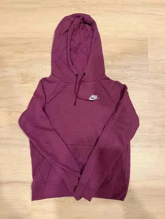 Nike Women's Purple Heathered Pullover Hoodie Sweatshirt Small