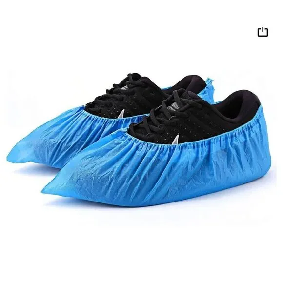 LCPCX Disposable‎ Shoe Covers PE Plastic Special For Shoe Cover Disp 100 Pcs OS