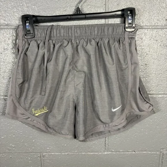Nike Dri-FIT Vanderbilt Commodores Women's S Running Shorts Gray NCAA