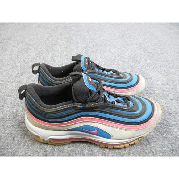 Nike Air‎ Max 97 Shoes Womens Size 8.5 Blue Pink 921522-012 Running Sneakers 7Y