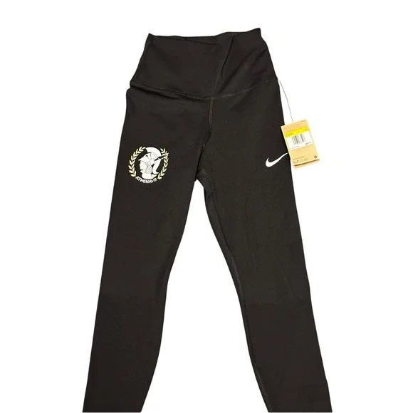 NWT Nike Dri-FIT Athena VB Womens Small Black Swoosh Leggings‎ DJ8524-010