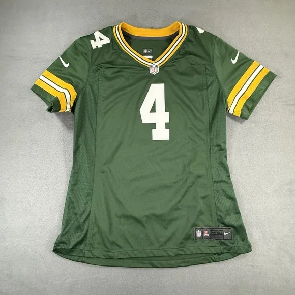 Brett Favre Jersey Green Bay Packers Nike On‎ Field #4 Football Women's Large