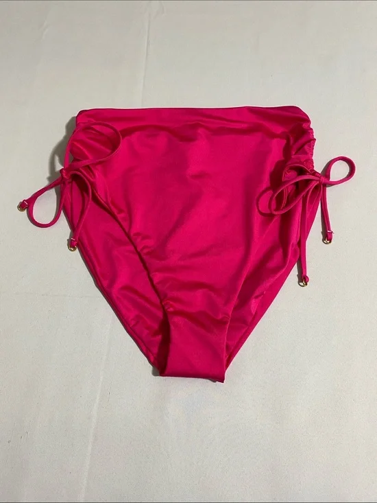 TRINA TURK Shirred Hi-Waist Bikini Bottom Women's Size 6