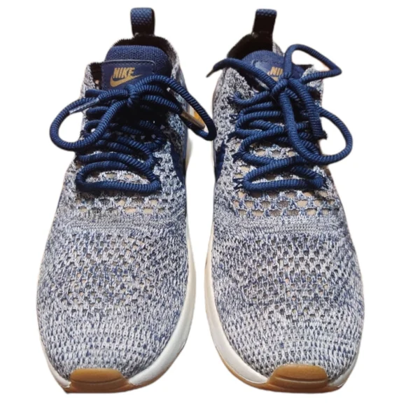 Nike Air Max Thea Ultra Flyknit College Navy Gum Sail Womens Sneakers