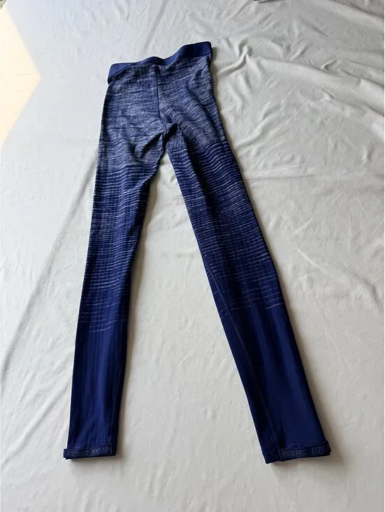Nike Pro Hyperwarm Fleece Lined Training Tights Navy Size M