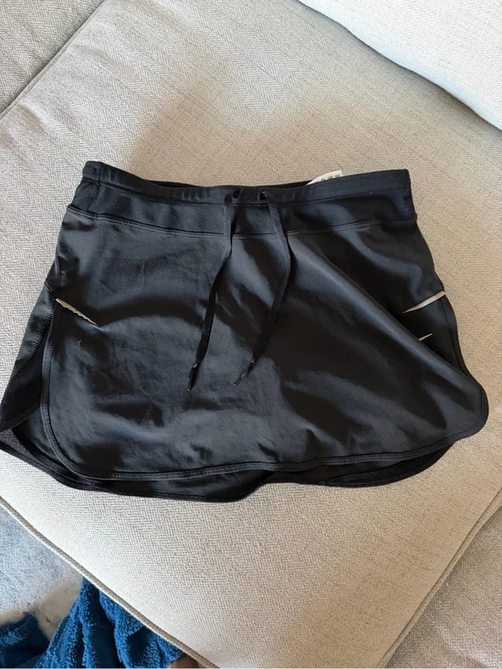 Nike Black Women's Athletic Skort with Drawstring Waist