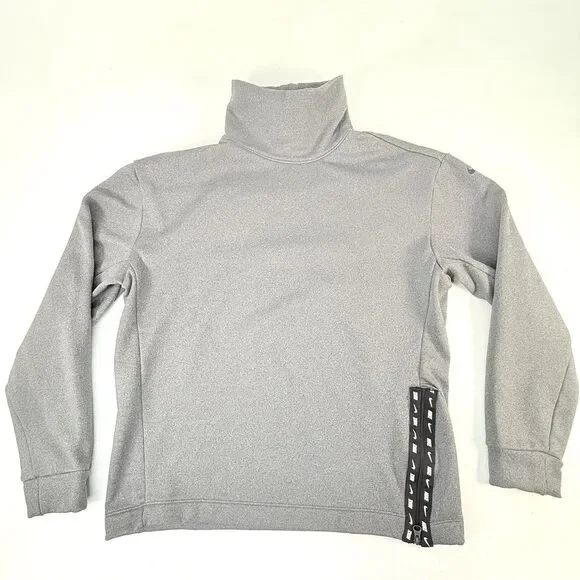 Nike Therma Funnel Neck Sweater Pullover Gray Women's Size XS BV5206-011