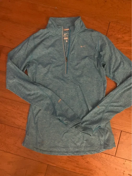 Nike Dri-Fit Women’s Half-Zip Turquoise Pullover