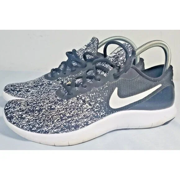 Nike Flex Contact Sneakers Women's  Size 8.5 Black White 908995-002