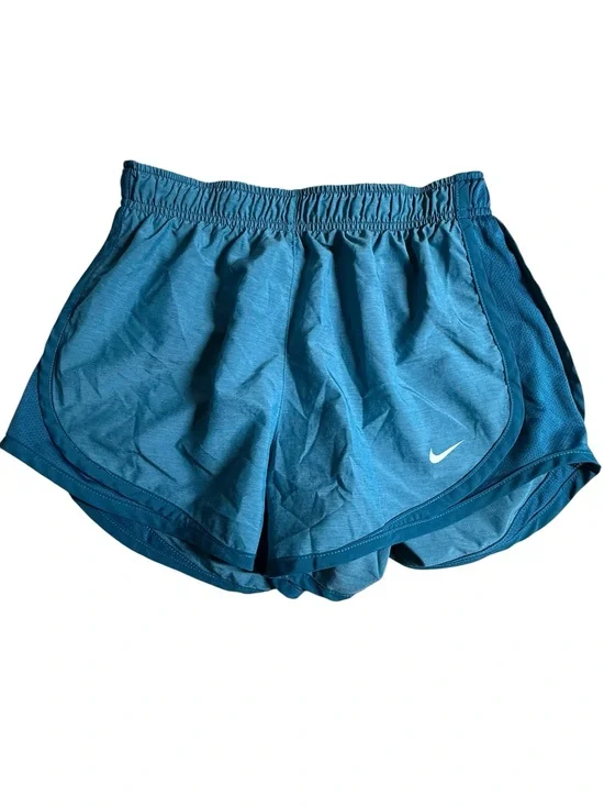 Nike Women's Teal‎ Blue Athletic Shorts with White Swoosh