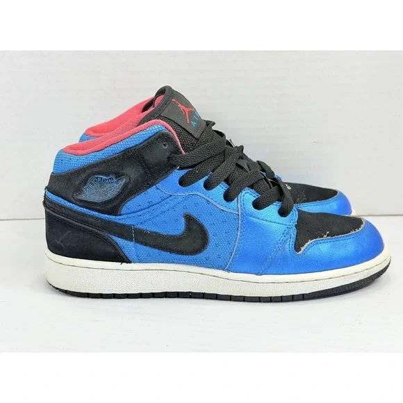 Nike‎ Air Jordan 1 Phat Neptune Blue Black Siren Red GS 7Y 364781-408
