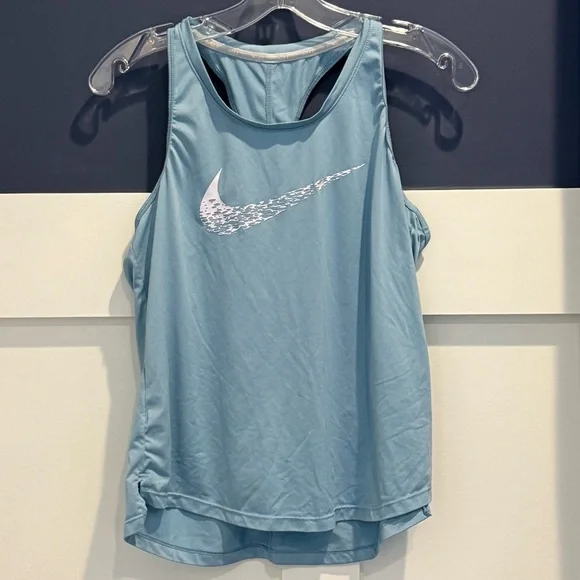 Nike Light Blue Racerback Dri Fit Tank Top Size M like new