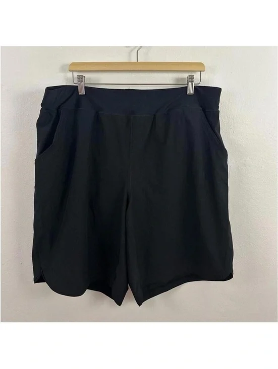 Land’s End Women’s Black Swimwear Shorts Size 20W