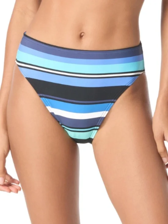 Michael Michael Kors Women's High-Leg Bikini Bottoms Swimsuit Size L 11892