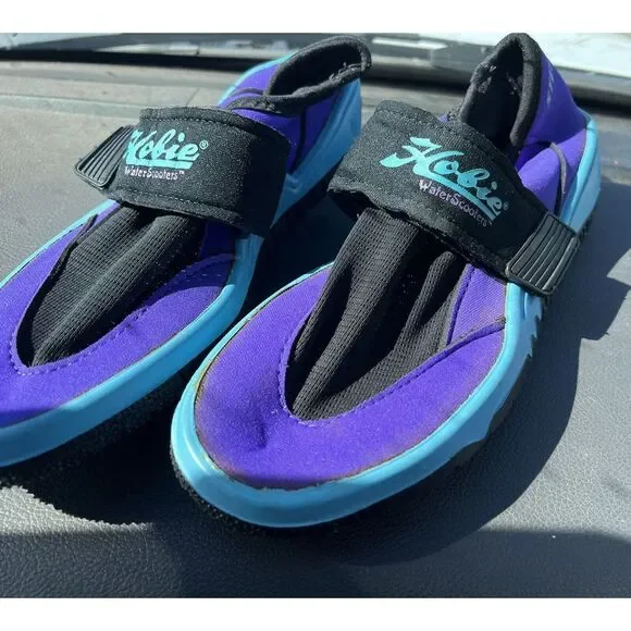 Vintage 90s‎ Team Hobie Stearns Swim Scooter Shoes Size 8