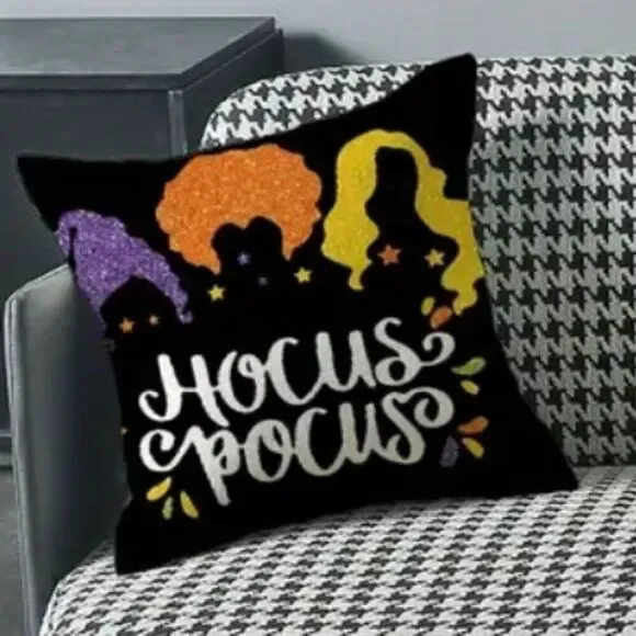 New HOCUS POCUS pillow cover Halloween decorations